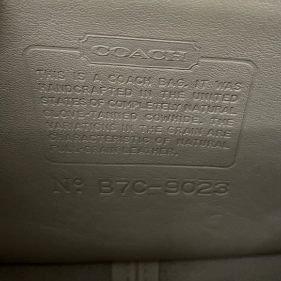 Vintage Coach Winnie Mini Willis Leather Bag 9023 in Bone - Picture 8 of 14